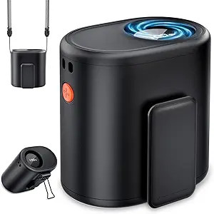 AI Portable Waist Fan, 6-Speed 15,000RPM Strong Turbo Airflow, 30H Cooling Battery Powered Person... | Amazon (US)