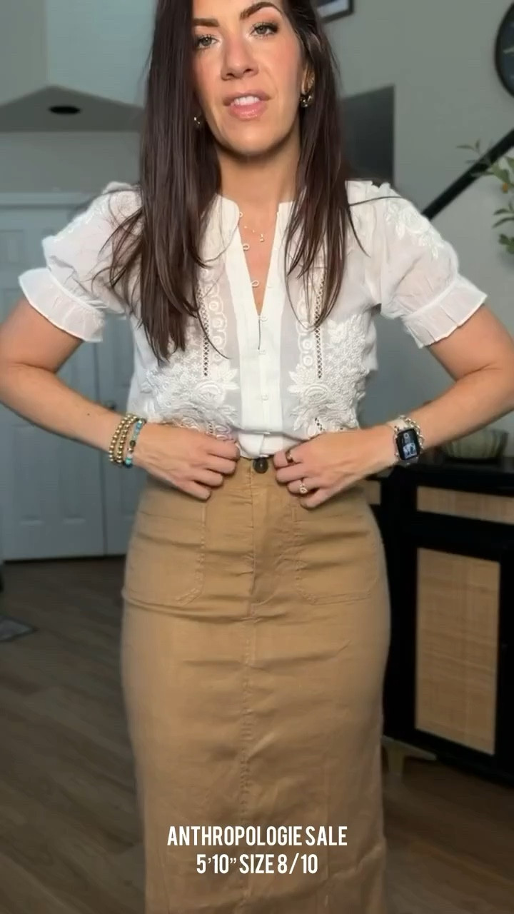 in a medium blouse and medium linen skirt, favorite workwear skirt 

Anthro sale, workwear, maxi penvcil skirt, midsize spring to summer style, casual outfit, spring outfits, summer outfits, everyday outfit, mom outfit 
 

 

#LTKOver40 #LTKSaleAlert #LTKMidsize
