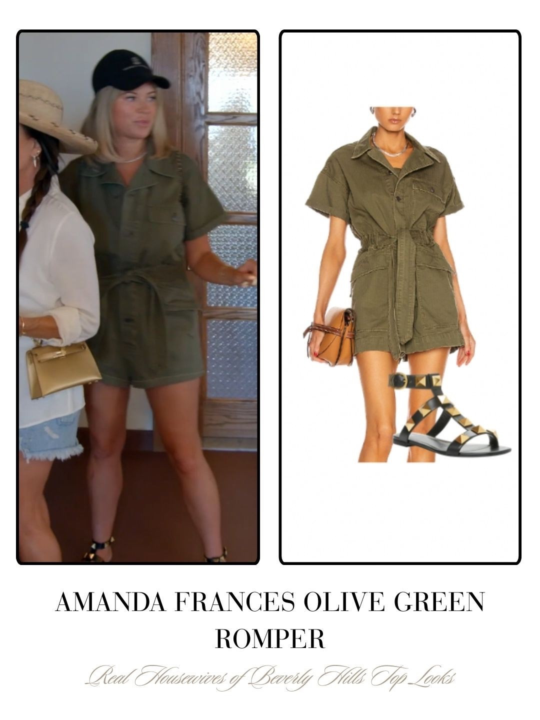 Amanda Frances’ Olive Green Romper 
