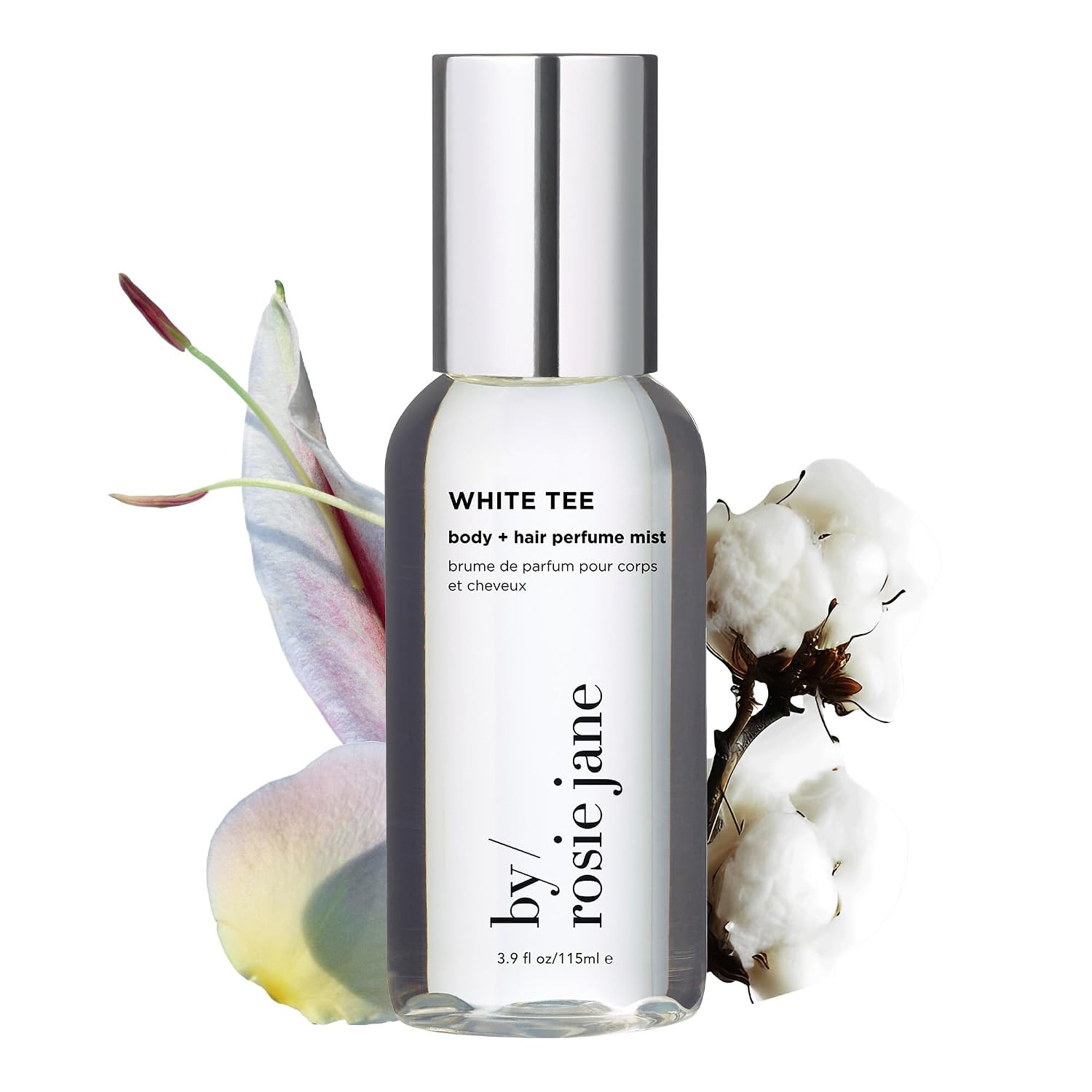 By Rosie Jane Body & Hair Perfume Mist (White Tee) - Clean Hair & Body Mist for Women - With Notes of Cotton Blossom, Lily Water & Soft Rose (115ml) | Amazon (US)
