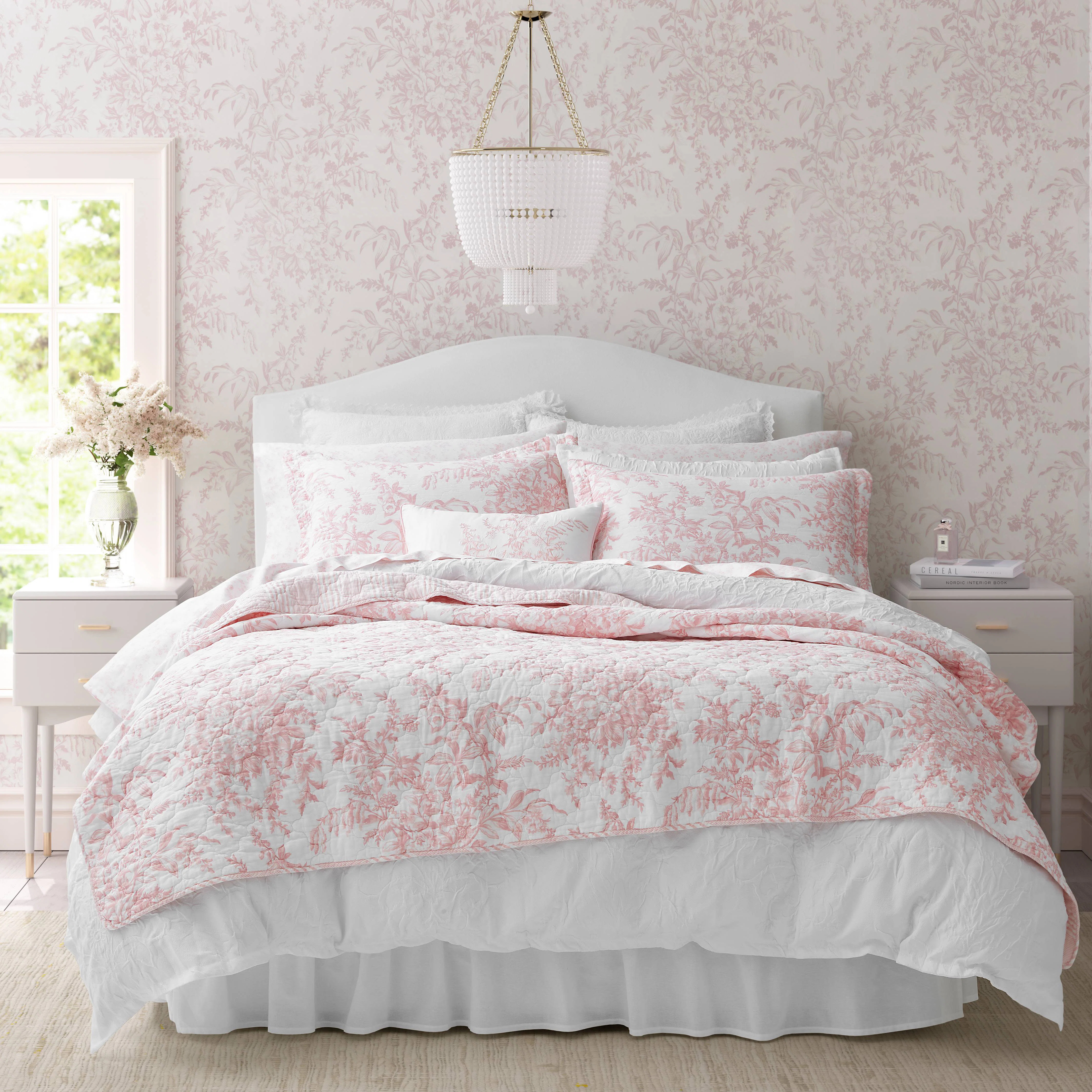 Laura Ashley Bedford Cotton Reversible Quilt Set | Wayfair North America