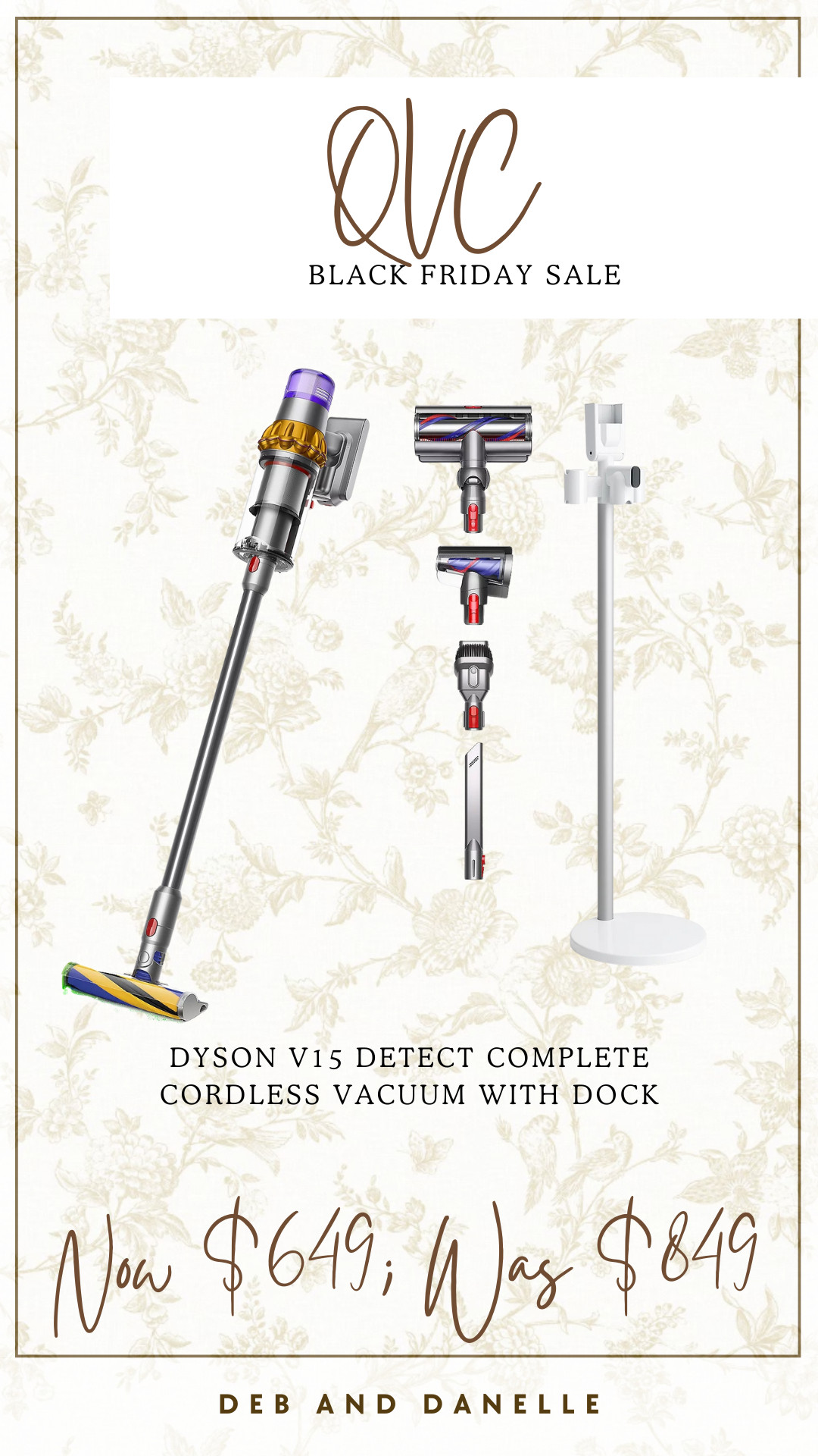 We just upgraded our vacuum to this @Dyson V15 Detect Complete Cordless Vacuum  with a floor docking station from @QVC. This vacuum is currently a part of their early Black Friday Sale, making it a great time to upgrade from your old vacuum. #ad #loveqvc

If you are new to Q, you can also enjoy $20 off your first order of $40 or more with code, WELCOME20.  

 #LTKHome #LTKSaleAlert #LTKFamily