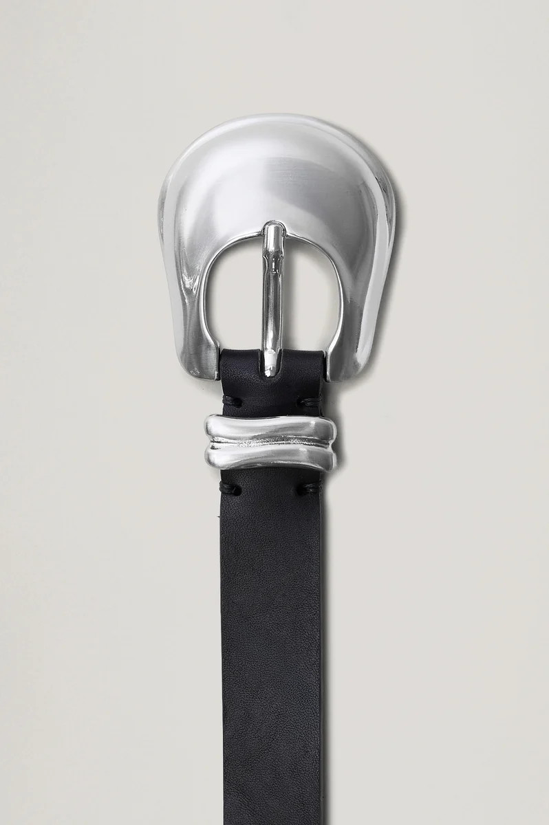 RODEO BELT - BLACK SILVER | Rails