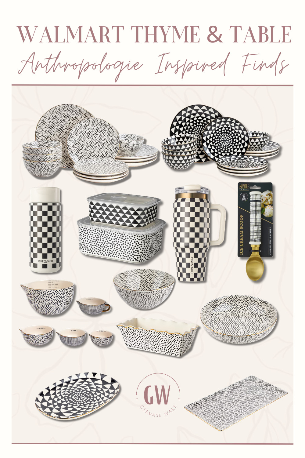 Anthro-inspired kitchen finds from Walmart that are cute and budget-friendly 🤍

#WalmartFinds #ThymeAndTable #LTKHome 

 #LTKSpringSale #LTKdayinmylife #LTKHome