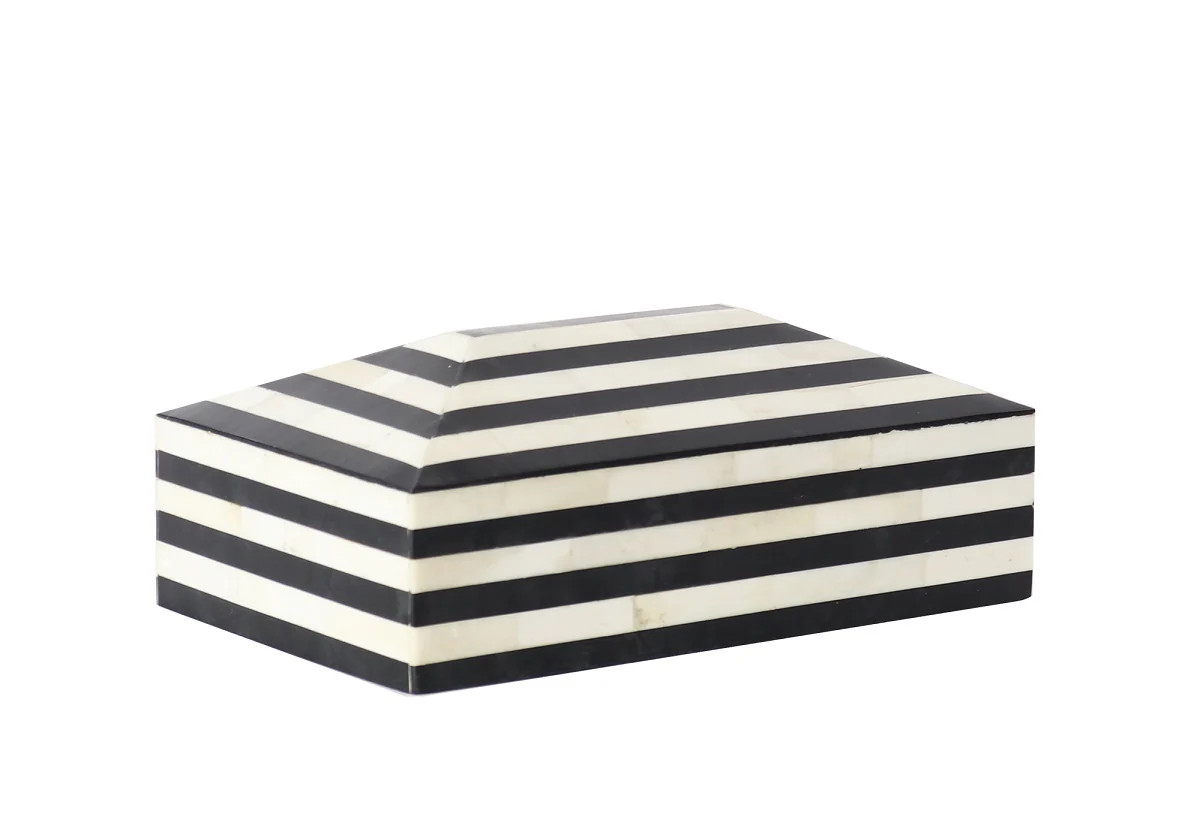 STRAIGHT LINE BONE BOX | Alice Lane Home Collection