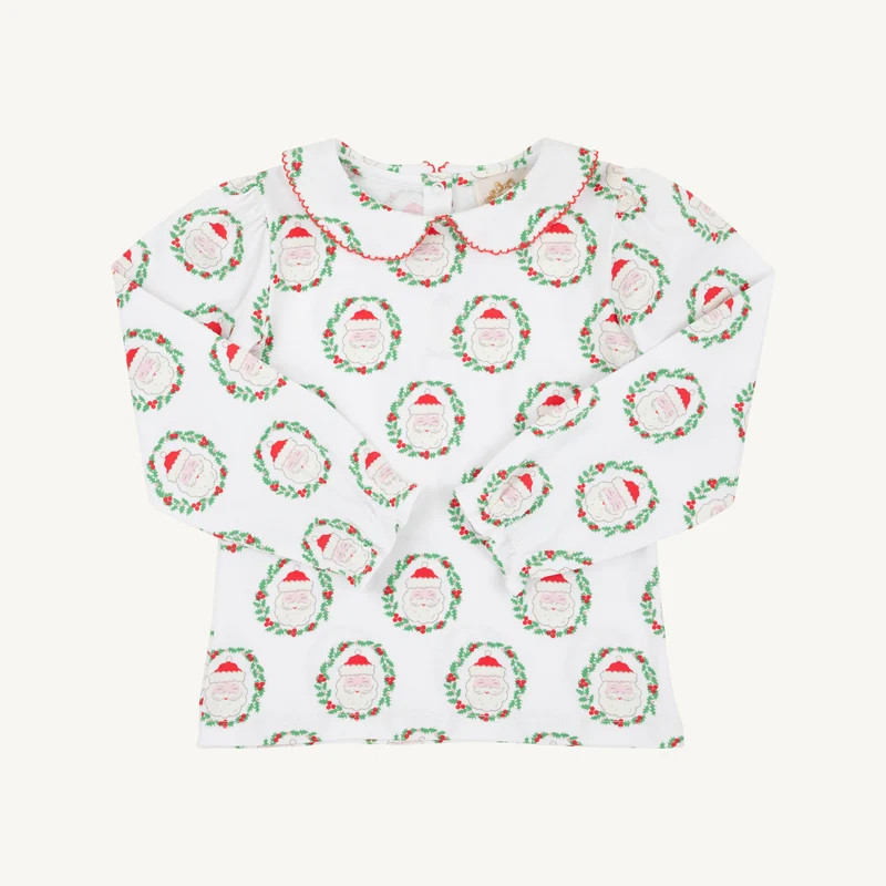 Maude's Peter Pan Collar Shirt (Long Sleeve Pima) | The Beaufort Bonnet Company