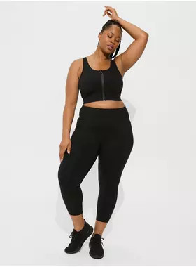 TRU Cropped Active Side Pocket Legging | Torrid (US & Canada)