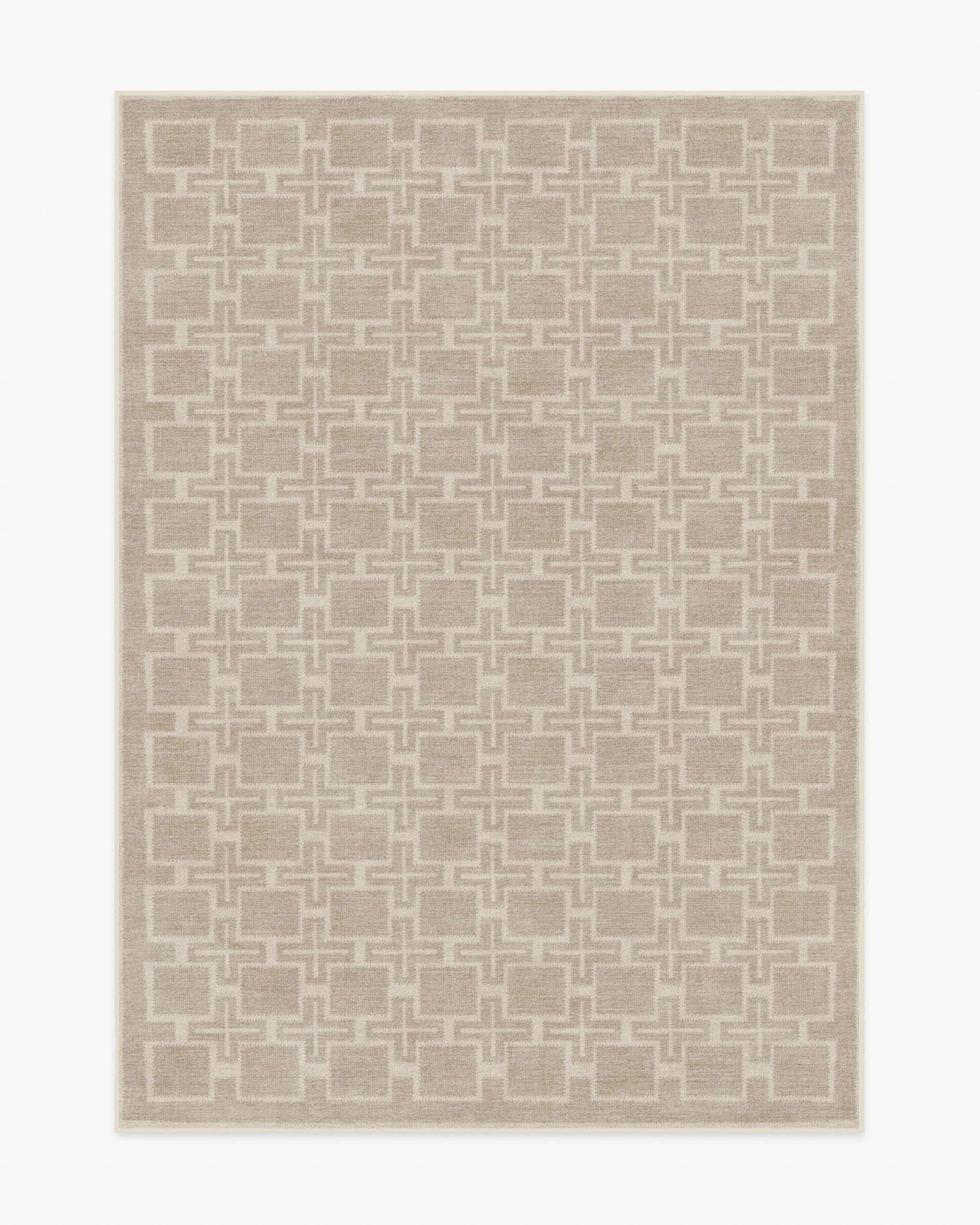 Fletcher Neutral Flatwoven Rug | Ruggable US | Ruggable