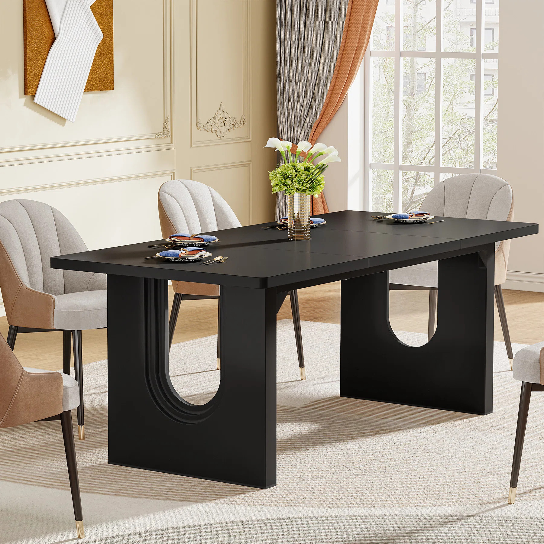 Latitude Run® Joonyoung 70.89'' W Rectangle Executive Desk & Reviews | Wayfair | Wayfair North America