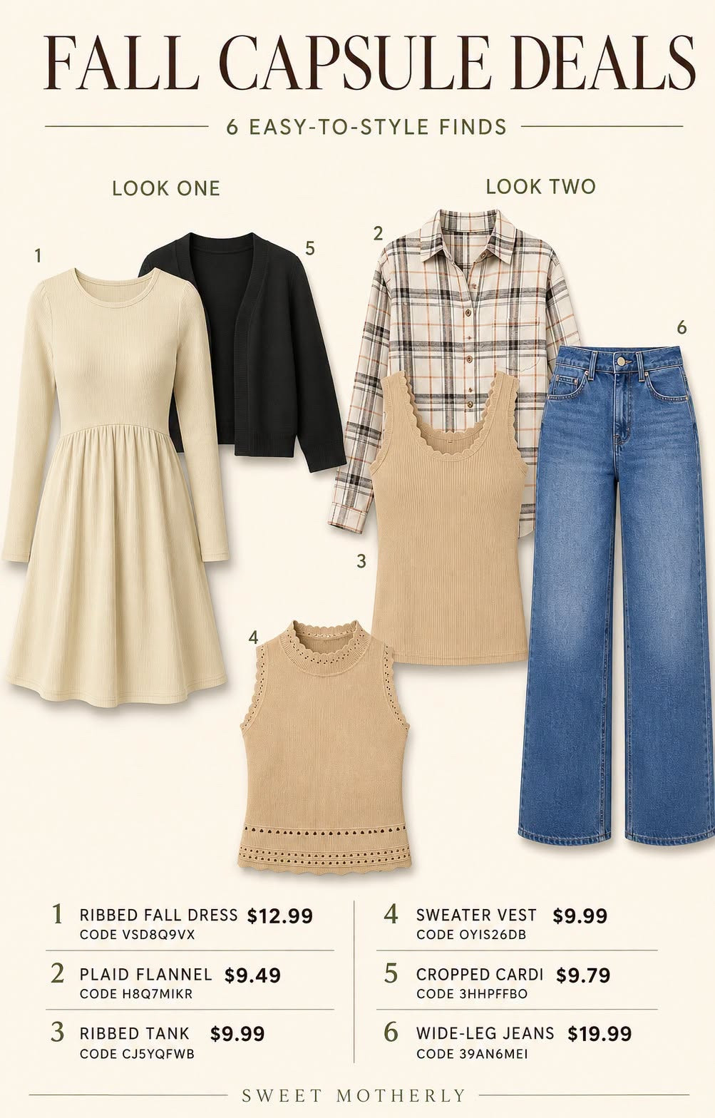 Fall capsule wardrobe essentials

fall wardrobe staples
autumn fashion essentials
everyday layering pieces
transitional weather clothing
cozy seasonal basics
elevated casual style
classic autumn wardrobe
neutral layering essentials
chic everyday fashion
must have fall pieces

#LTKootd #LTKSeasonal #LTKSaleAlert