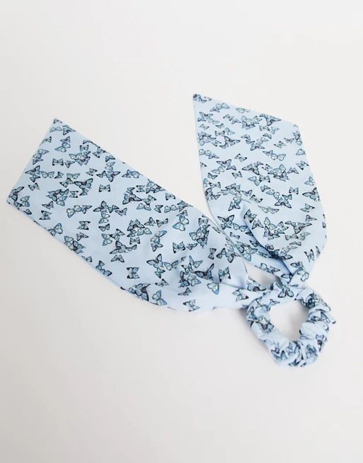 ASOS DESIGN hair scarf in butterfly print | ASOS (Global)