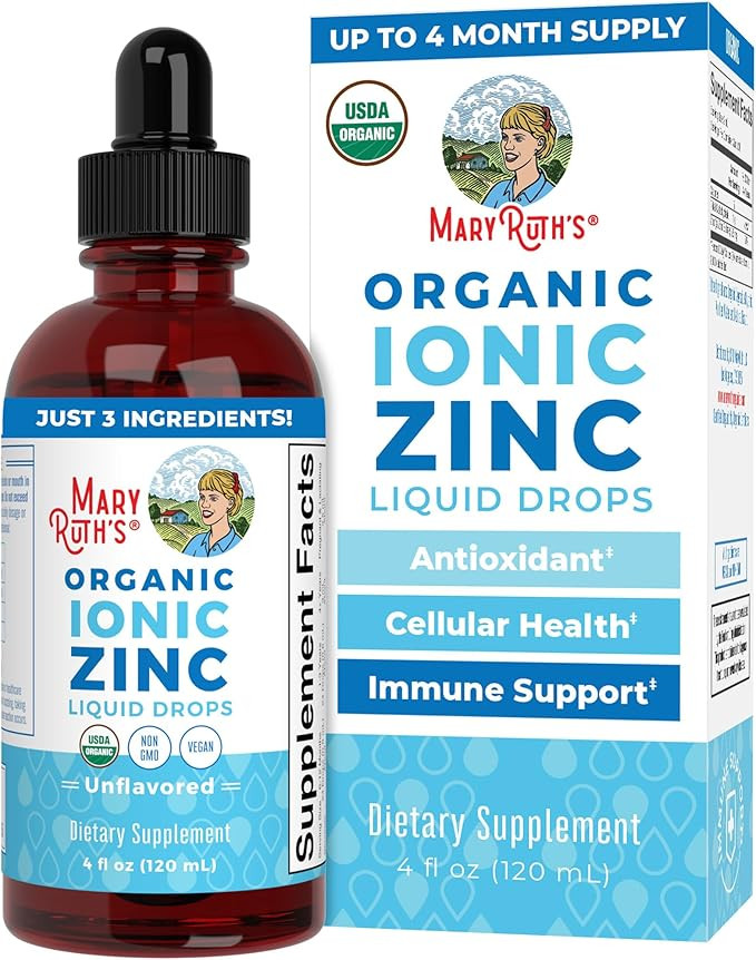 MaryRuth Organics Zinc Supplements for Immune Support | Ionic Zinc for Kids & Adults | Liquid Zin... | Amazon (US)