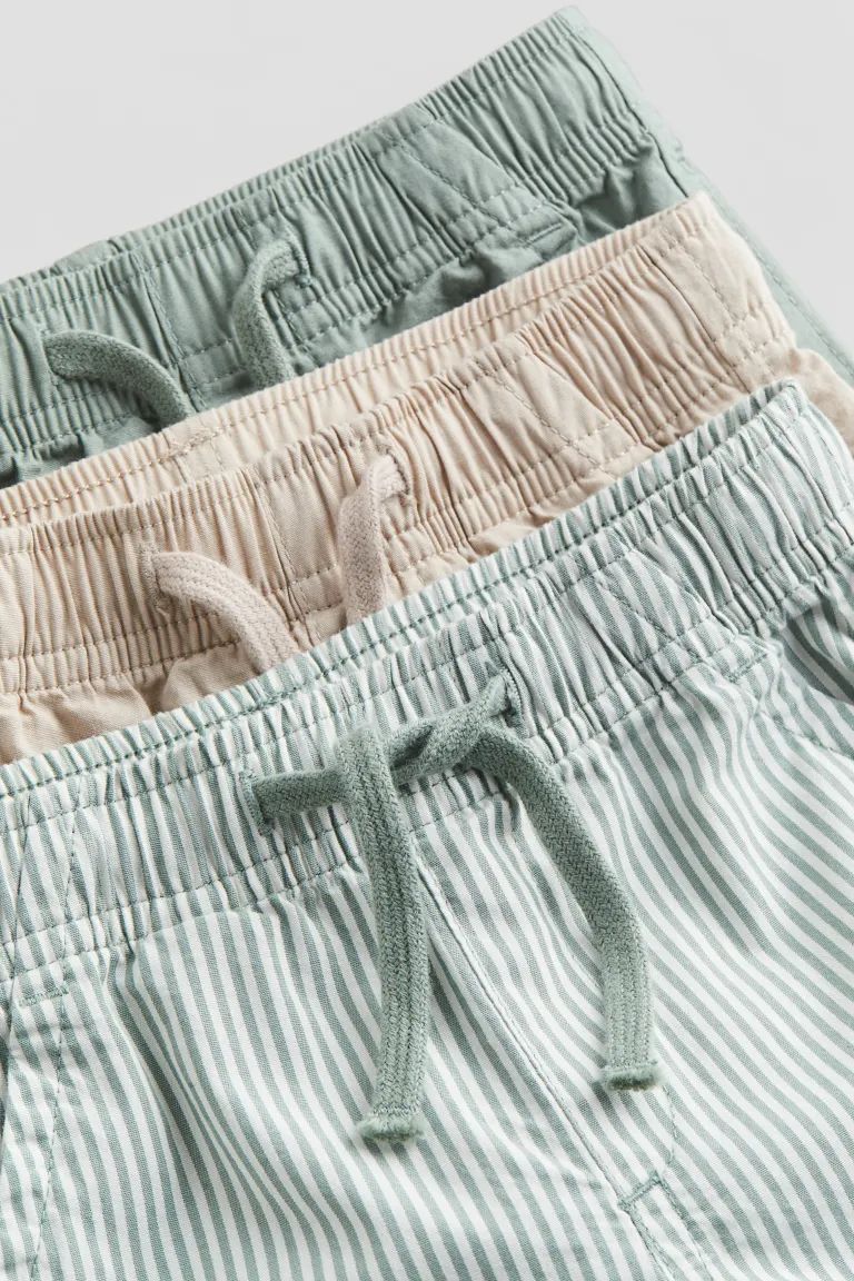 3-pack Cotton Shorts | H&M (US + CA)