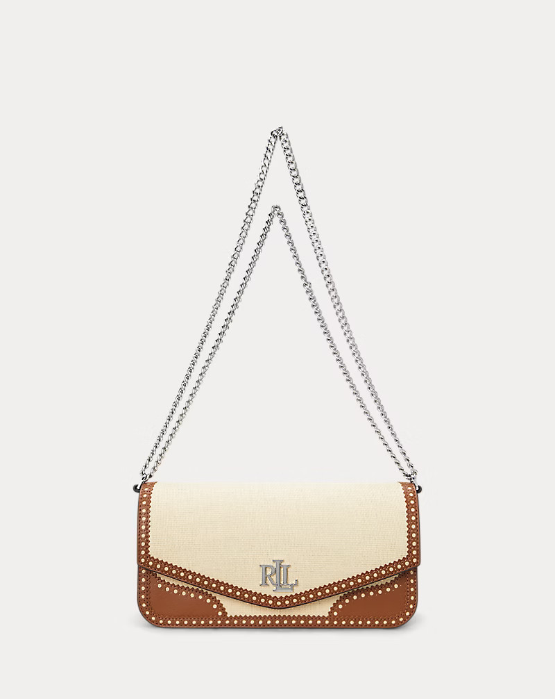 Mittelgroße Stroh-Leder-Tasche Sawyer | Ralph Lauren (DE & AT)