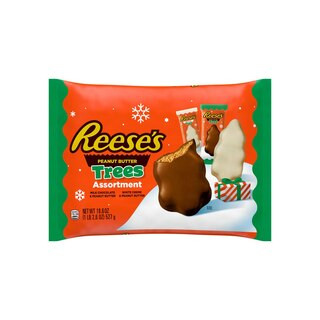 Reese's Assorted Milk Chocolate And White Creme Peanut Butter Trees, Christmas Candy Bag, 18.6 oz | CVS Health