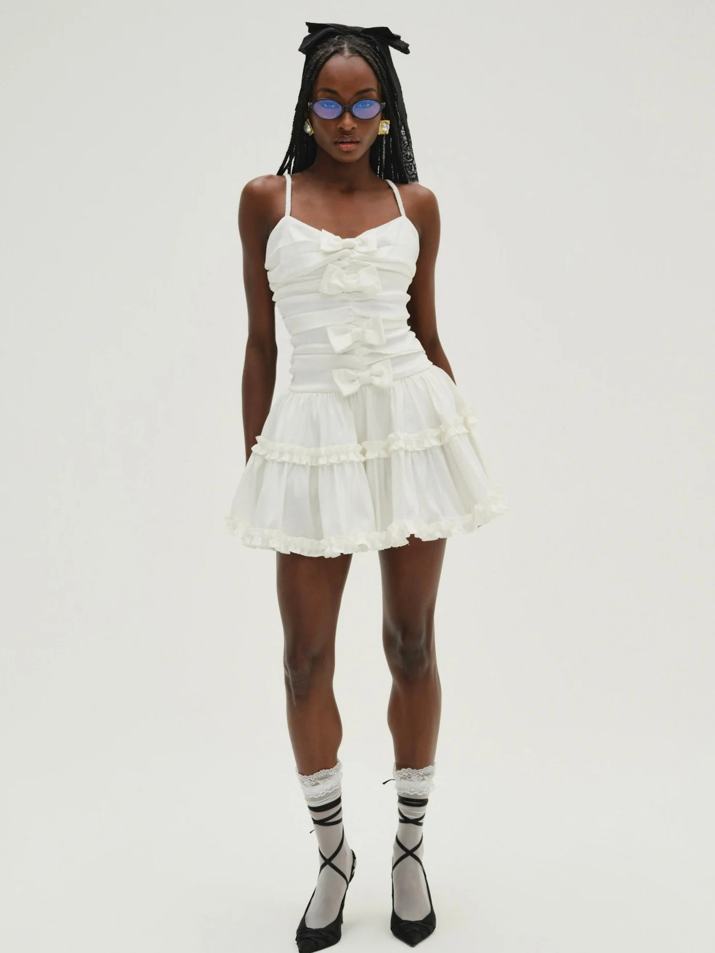 Whipped Cream Taffeta Mini Dress | For Love & Lemons