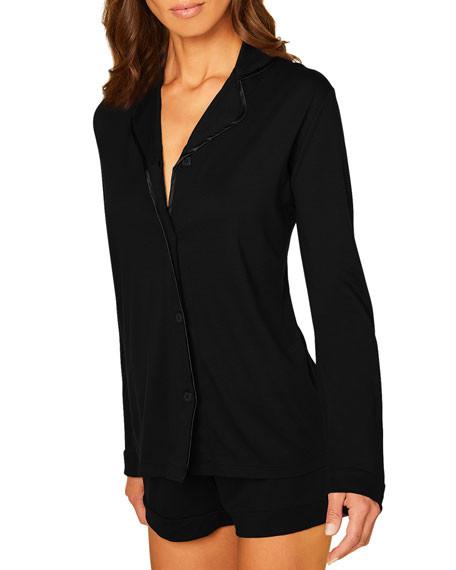 Cosabella Bella Long-Sleeve Short Pajama Set | Neiman Marcus