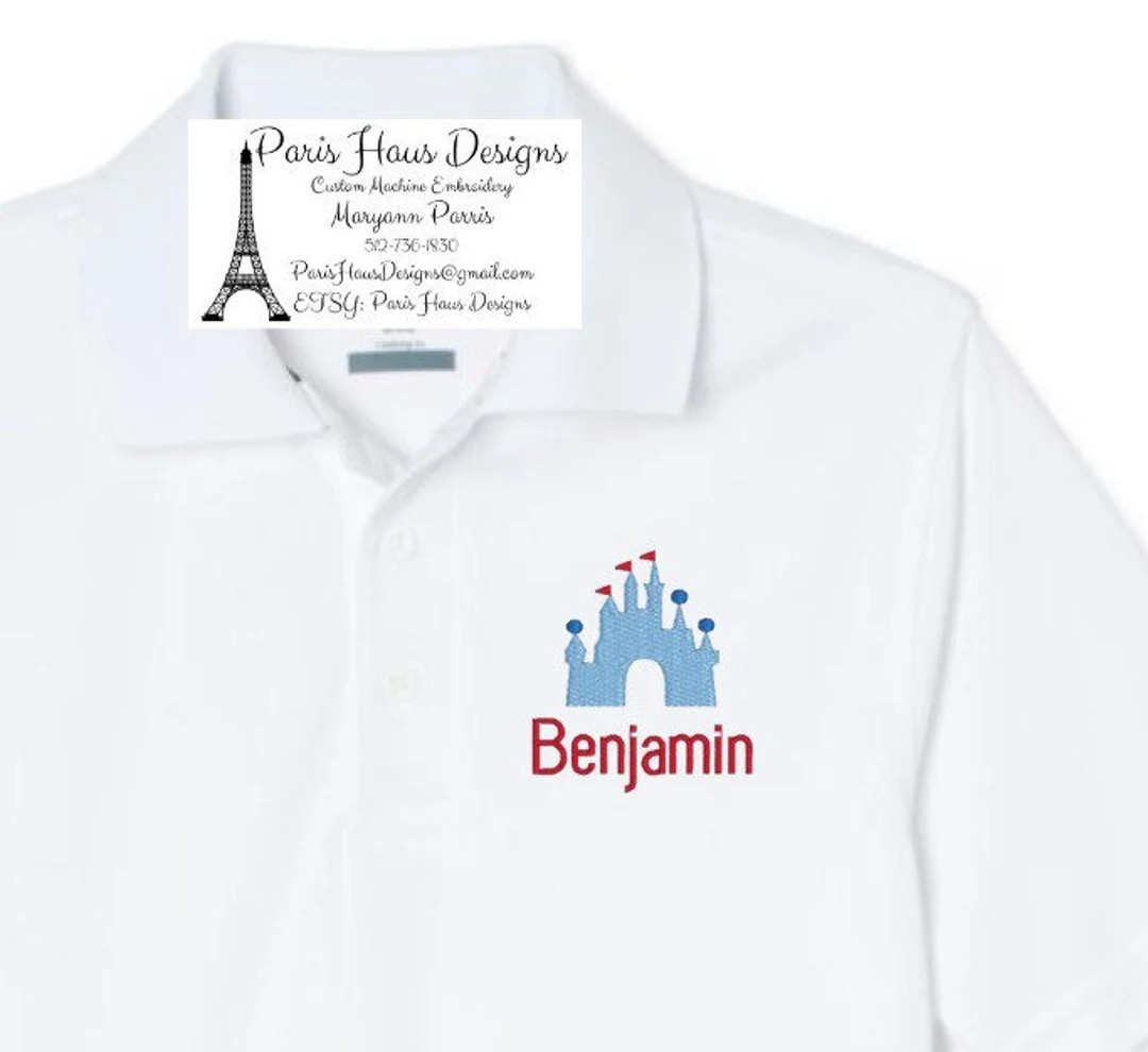 Boys Castle and Monogram Polo Design - Etsy | Etsy (US)
