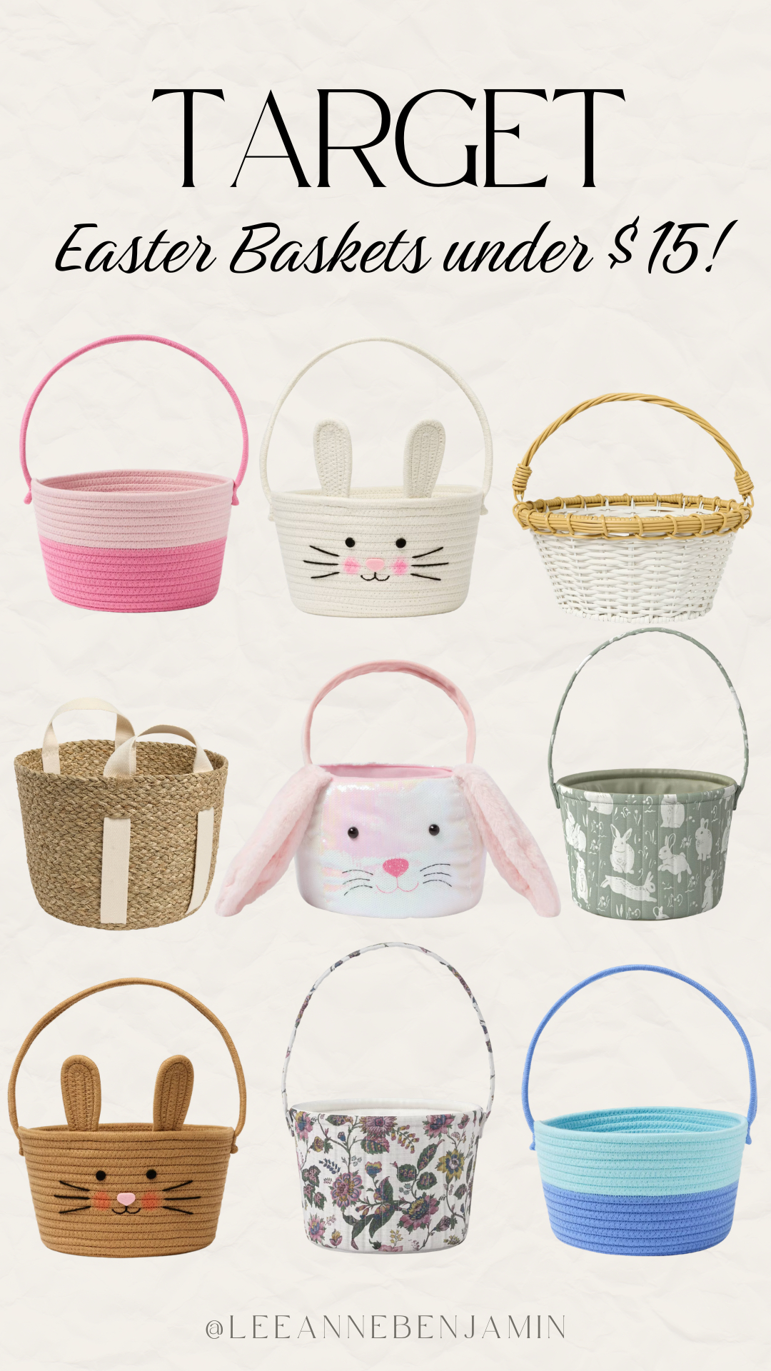 under $15 Easter Baskets at Target! Such a cute roundup! 

 #LTKmomlife #LTKSeasonal #LTKKids
