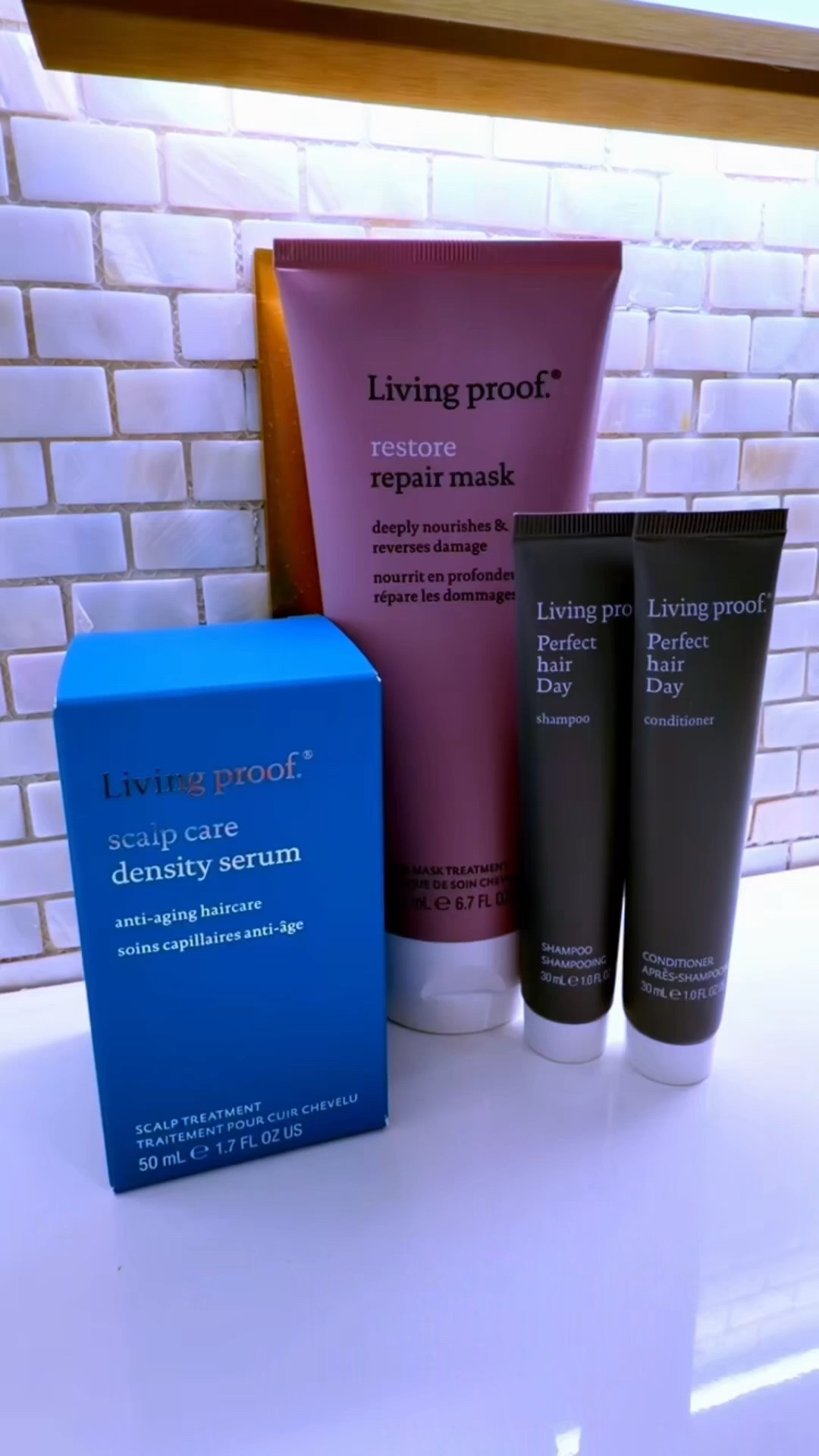 My Secret to Healthy, Fuller Hair ✨
Unboxing my latest haircare haul from Living Proof! If you’ve been struggling with thinning hair or damaged ends, this routine is a literal game-changer.
What’s inside:
 Scalp Care Density Serum: An anti-aging scalp treatment that promotes thicker, fuller-looking hair in as little as 90 days.
 Restore Repair Mask: The ultimate deep conditioner to reverse damage and prevent split ends.
 Perfect Hair Day (PhD) Duo: The perfect travel-size shampoo and conditioner for smooth, shiny hair on the go.

#LivingProof #HairCareRoutine #ScalpHealth #HealthyHair #HairGrowthTips #BeautyHaul #DamagedHairRepair #hair #haircare

#LTKselfcare #LTKBeauty