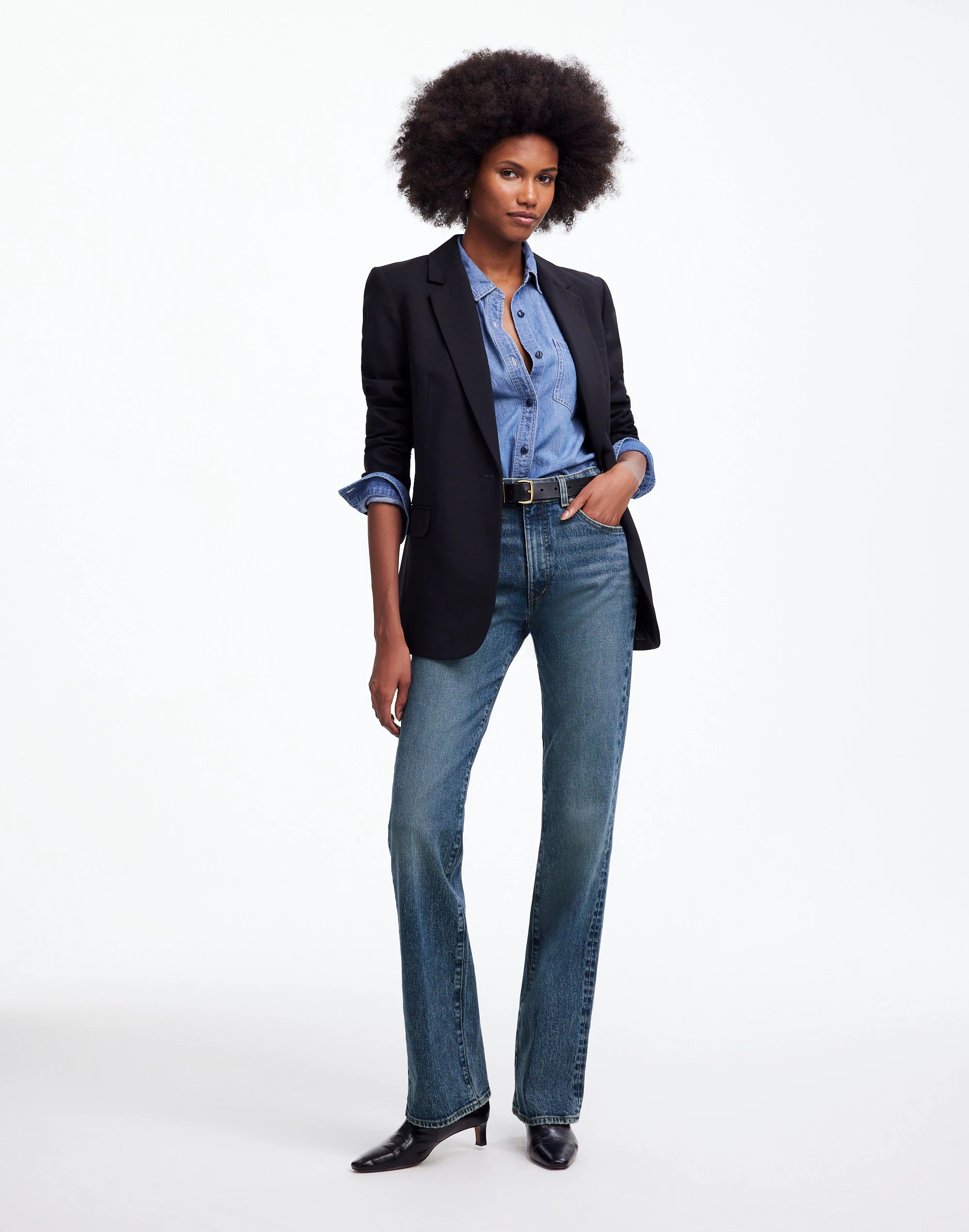 Relaxed Bootcut Jeans in Concho Wash | Madewell