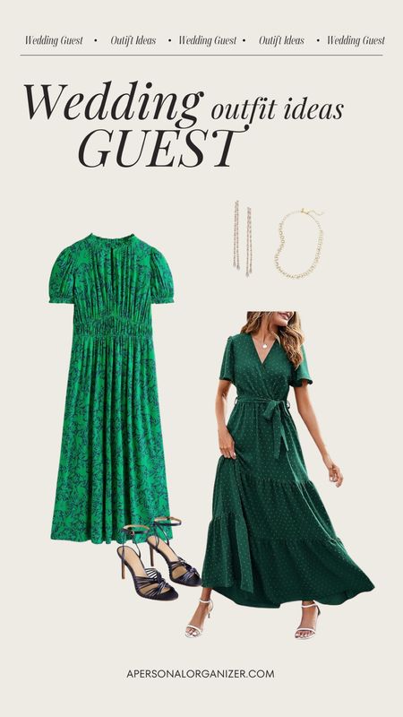 Wedding Guest Dress

Turning heads at weddings isn't just for the bride and groom anymore. Show off your style with a wedding guest outfit that is classic, yet unique and eye-catching. It is one that you can use again and again, adding a different touch each time to keep it fresh. How about embracing the color of life and luck, green? Not only does it represent happiness and good fortune, but it's also the perfect color for any happy occasion. So get ready to brighten up the room and be the life of the party!

#LTKbeauty #LTKparties #LTKover40
