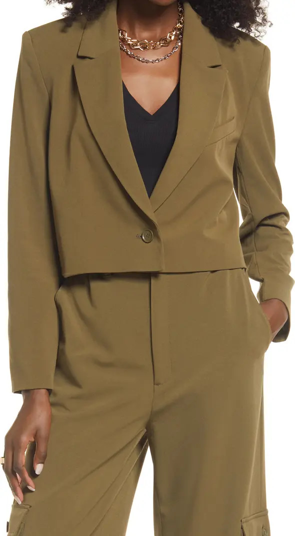 Open Edit Crop Blazer | Nordstrom | Nordstrom