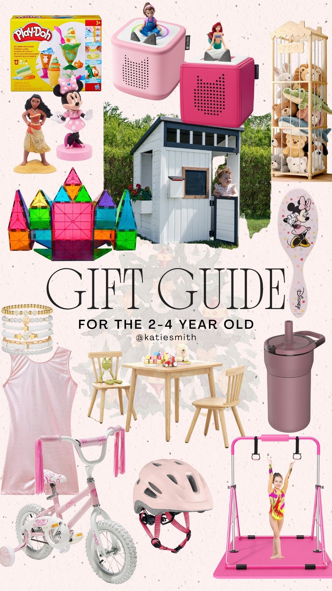 Gift guide for the toddler girl!

Magnatiles | screen free games for kids | wood table and chair set for kids | tonies | tonies characters | back yard play house | toddler play house | kids brumate cup | stuffed animal holder | gymnastics bar | toddler gymnastics leotard | play doh for kids | Minnie Mouse | Minnie Mouse brush 

#LTKGiftGuide #LTKHoliday #LTKKids