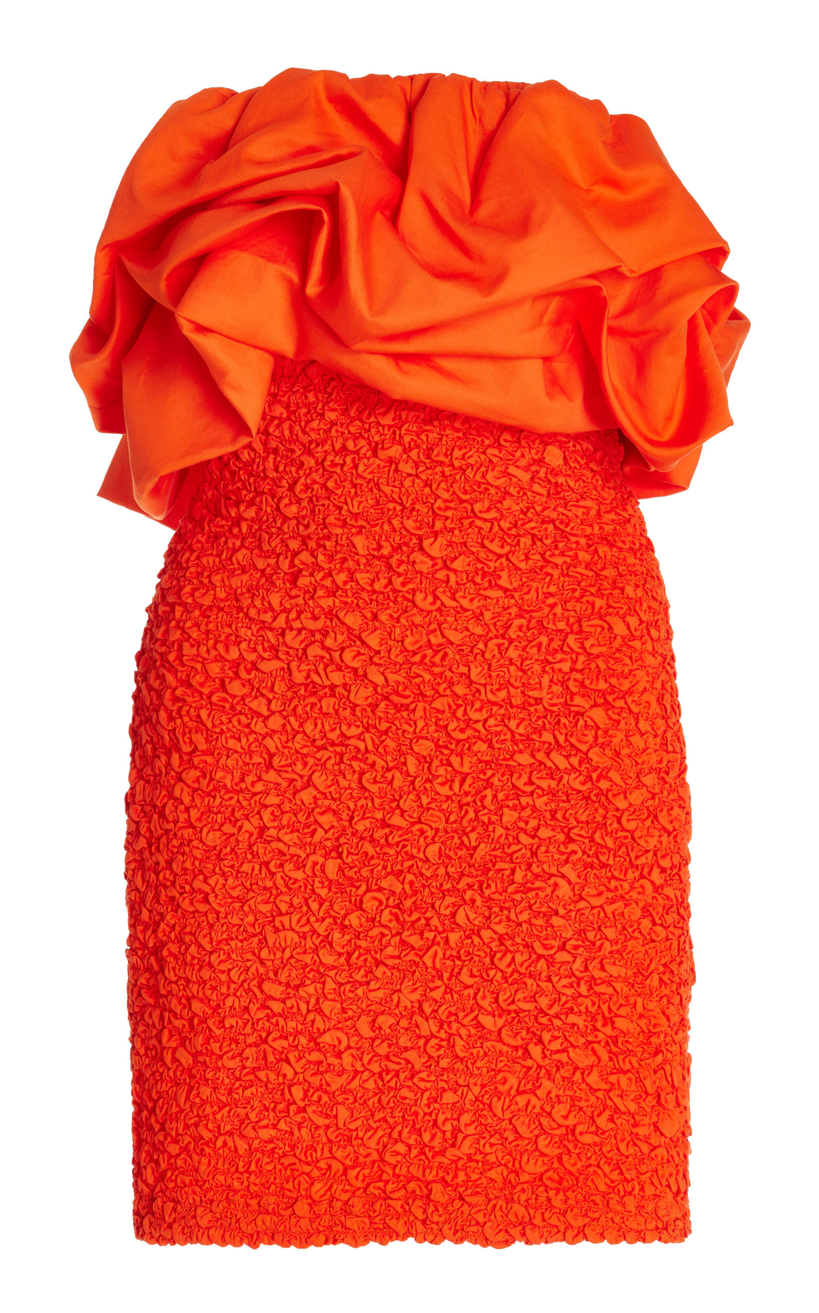 Mara Hoffman - Women's Kenza Ruffled Smocked Mini Dress - Red - L - Moda Operandi | Moda Operandi (Global)