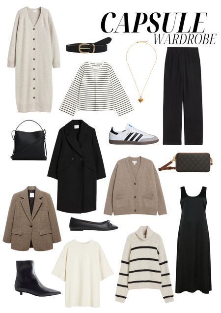 Elevate your style with this versatile smart-casual capsule wardrobe! Discover 18 chic outfit ideas that seamlessly transition from work to weekend. 👔👗 Mix and match pieces like blazers, knitwear, tailored trousers, and the classic timeless slip dress. 🔥 Elevate your fashion game with #SmartCasualStyle #CapsuleWardrobe #FashionInspo #VersatileLooks #OOTD

#LTKstyletip #LTKfindsunder100