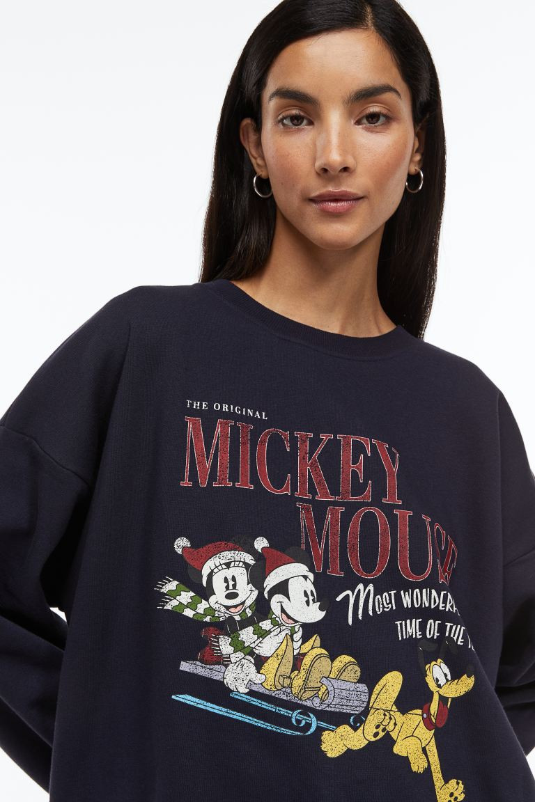 Sweatshirt with Motif | H&M (US + CA)