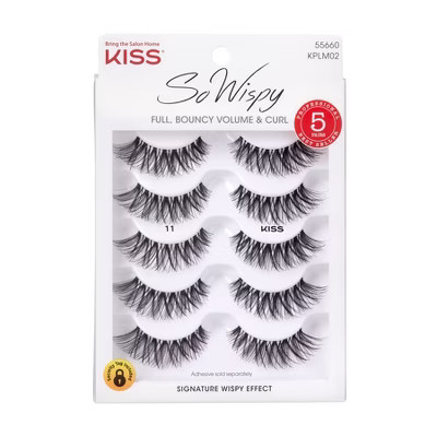 KISS So Wispy False Eyelashes - Multipack #11 - 5 Pairs | Target
