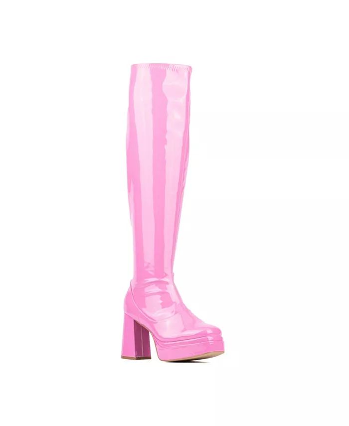 Fashion To Figure Women's Manica Thigh High Platform Boot- Wide Width - Macy's | Macy's