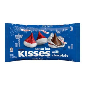 Hershey's Kisses Santa Hat Milk Chocolate, 8.5 OZ | CVS