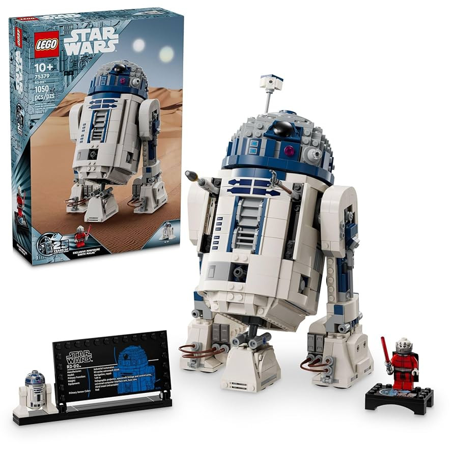LEGO Star Wars R2-D2 Building Toy Set - Play or Display Star Wars Toy for Boys & Girls, Ages 10+ ... | Amazon (US)