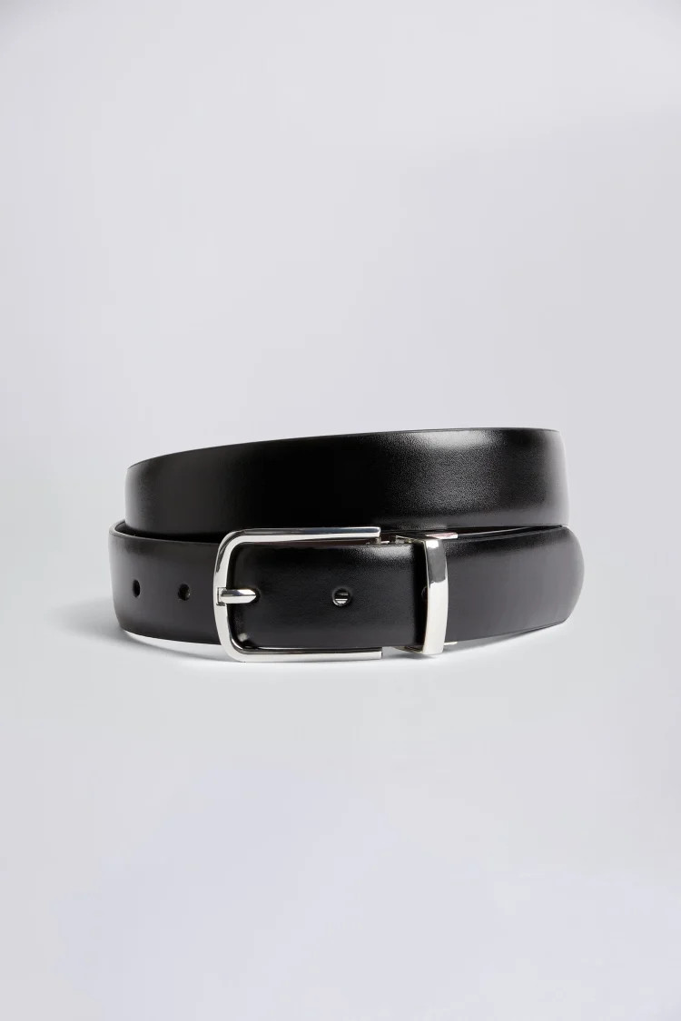 Black/Brown Reversible Belt | Moss Bros Retail