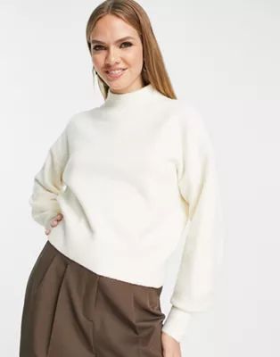 & Other Stories mock neck sweater in off white | ASOS (Global)