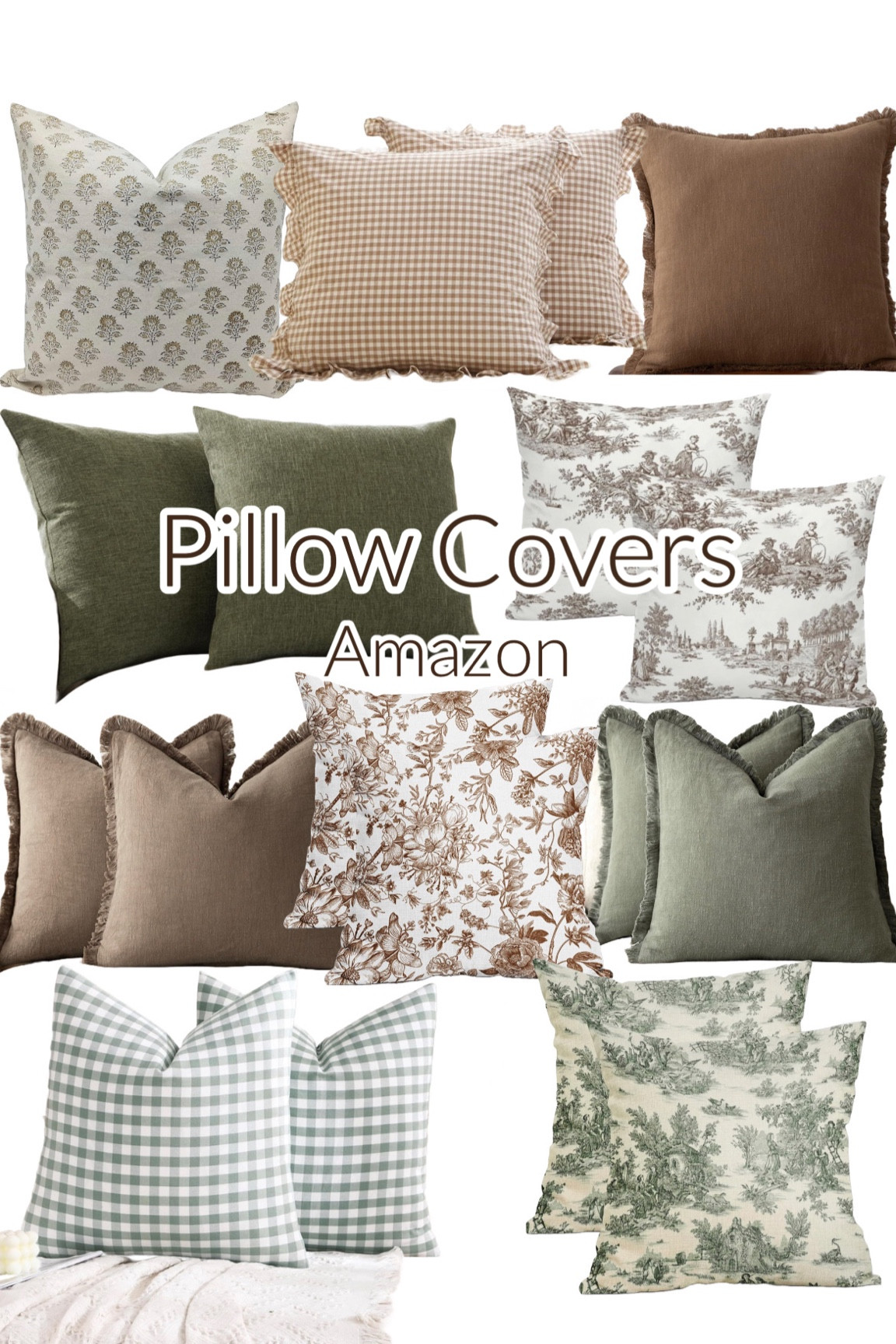 Amazon pillow covers. Earth tone. Collected home. Vintage home. Vintage style. Vintage inspired. Home decor. Pillow covers. 

#LTKstyletip #LTKfindsunder100 #LTKhome