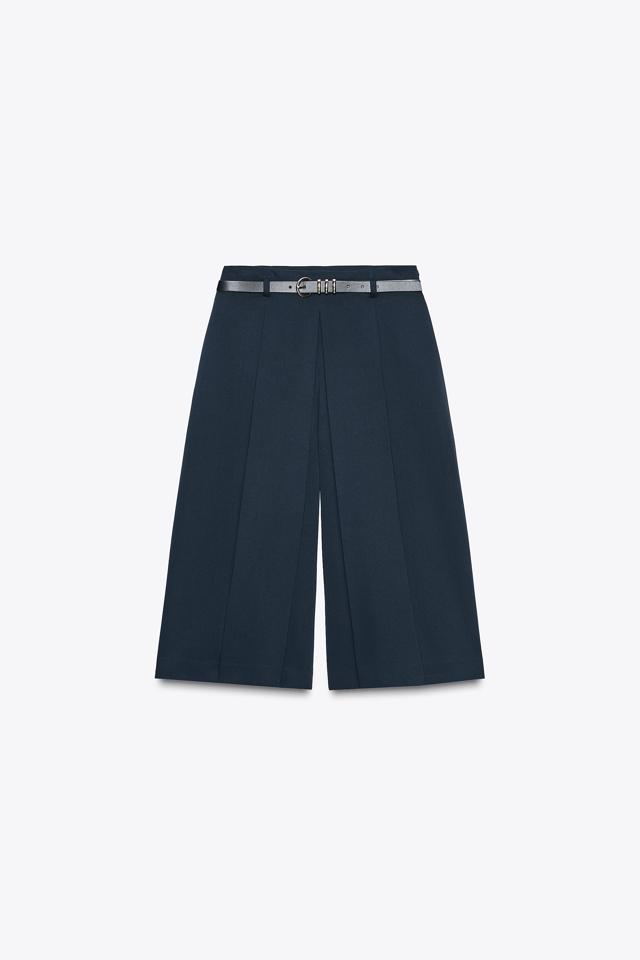 BELTED LONG BERMUDA SHORTS | Zara US