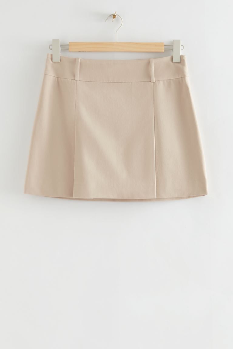 Pleated A-Line Mini Skirt | H&M (UK, MY, IN, SG, PH, TW, HK)