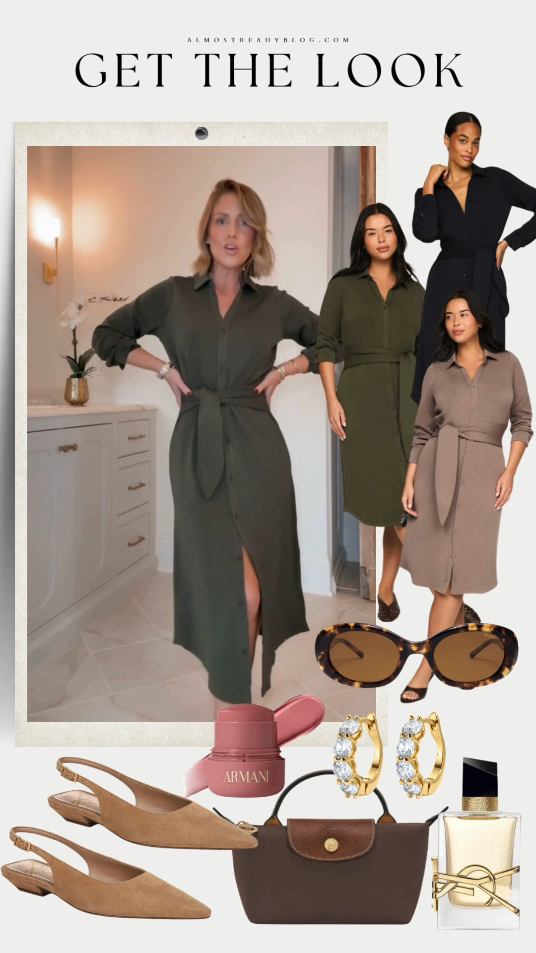 XS dress (ALMOSTREADYXSPANX for new customers!) / shoes are true to size

shirt dress, fall dress, midi dress, neutral accessories, workwear style, chic fall outfit, fall work outfit, polished casual style, office outfit ideas, transitional fall look, office outfit

#LTKootd #LTKOver40 #LTKWorkwear