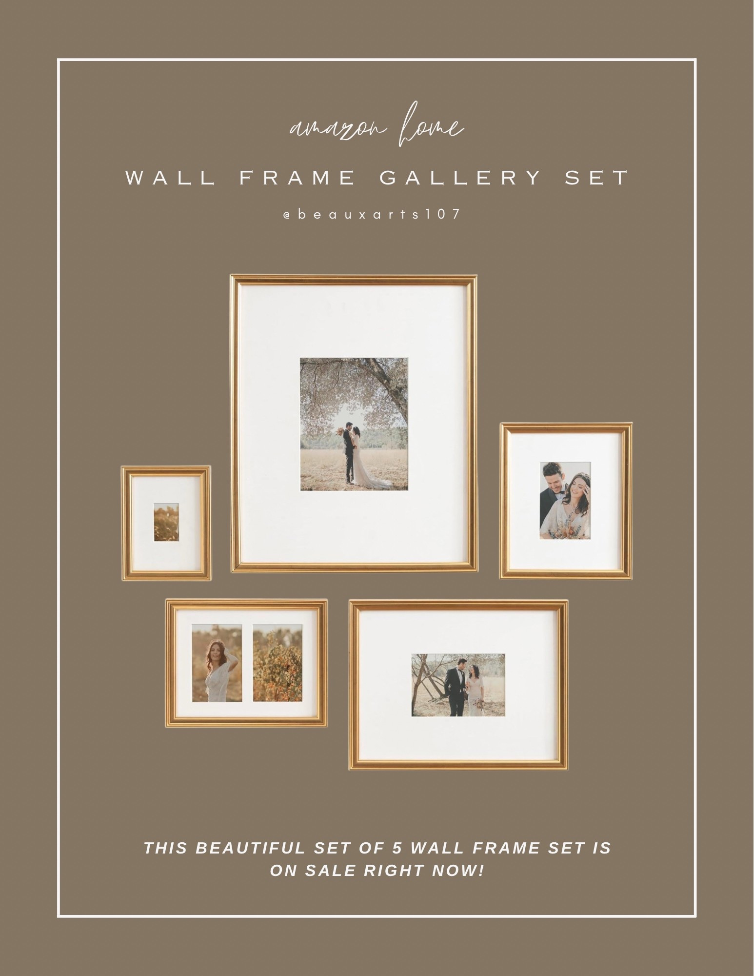 Save on this beautiful wall frames gallery set on sale for 21% off right now! 

#LTKHome #LTKFindsUnder100 #LTKSaleAlert