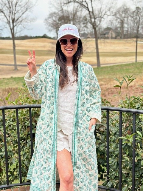 Collins Swim Duster: Cool Me Out Teal — ELEANOR JAMES BRAND | ELEANOR JAMES BRAND