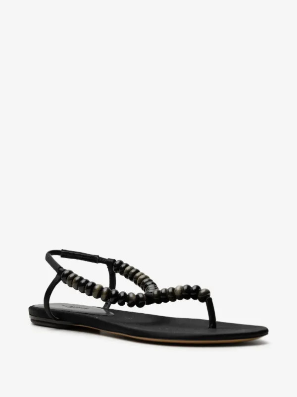 beaded thong sandals | Farfetch Global