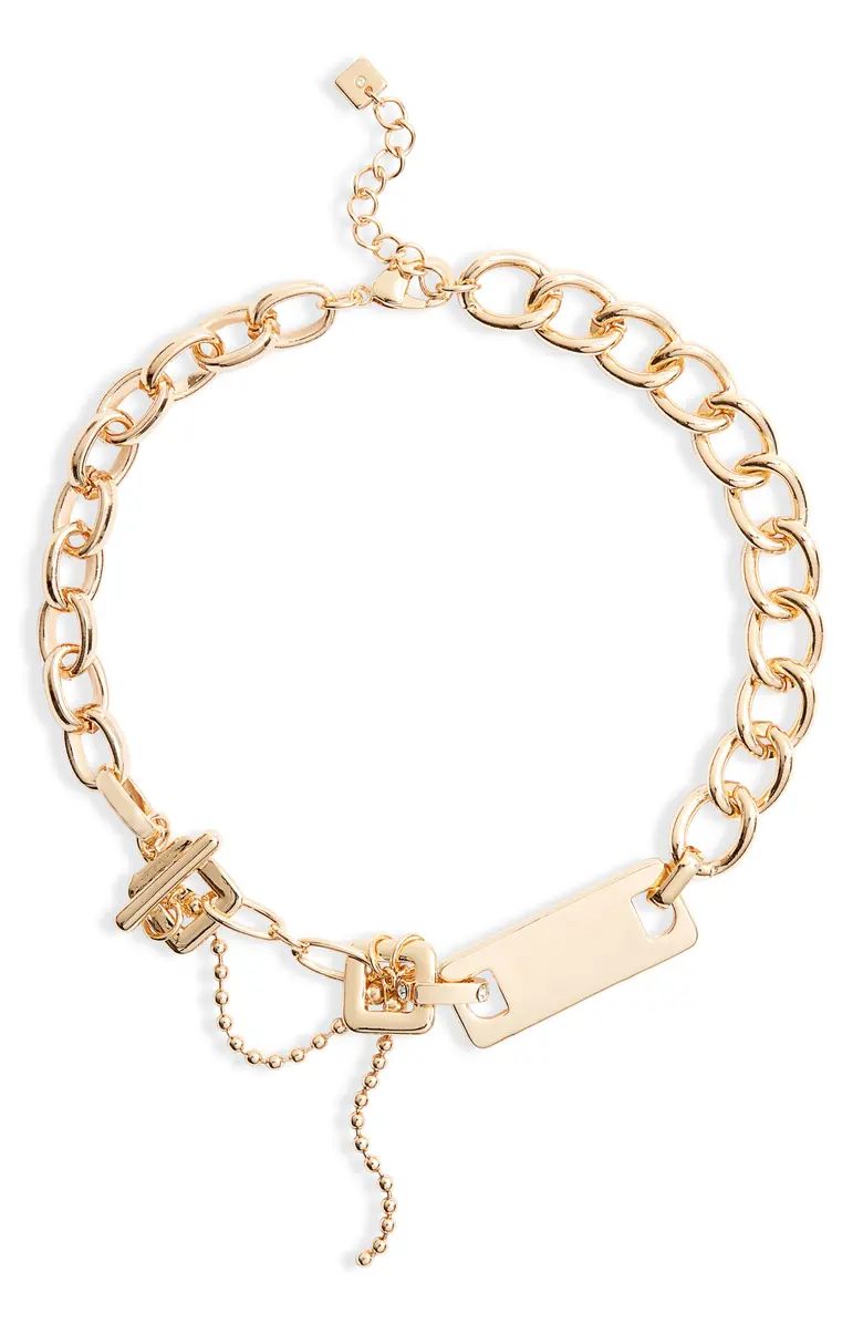 Draped Chain Collar Necklace | Nordstrom