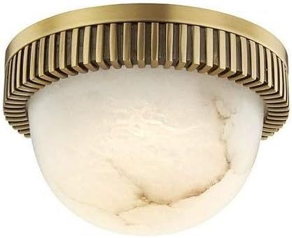 Hudson Valley Lighting 1430-AGB Ainsley LED Flush Mount - 5 Inches Wide by 3.25 Inches High, Aged... | Amazon (US)