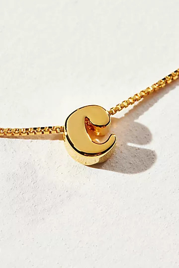 Mini Monogram Necklace | Anthropologie (US)