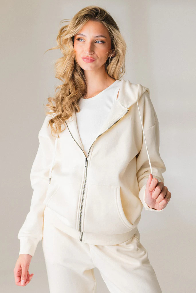 Vitality Cozy Uni Zip - Oat | Vitality
