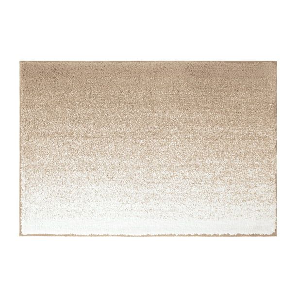 Gap Home Melange Ombre Non-Slip Cotton Bath Rug Khaki 20"x30" | Walmart (US)