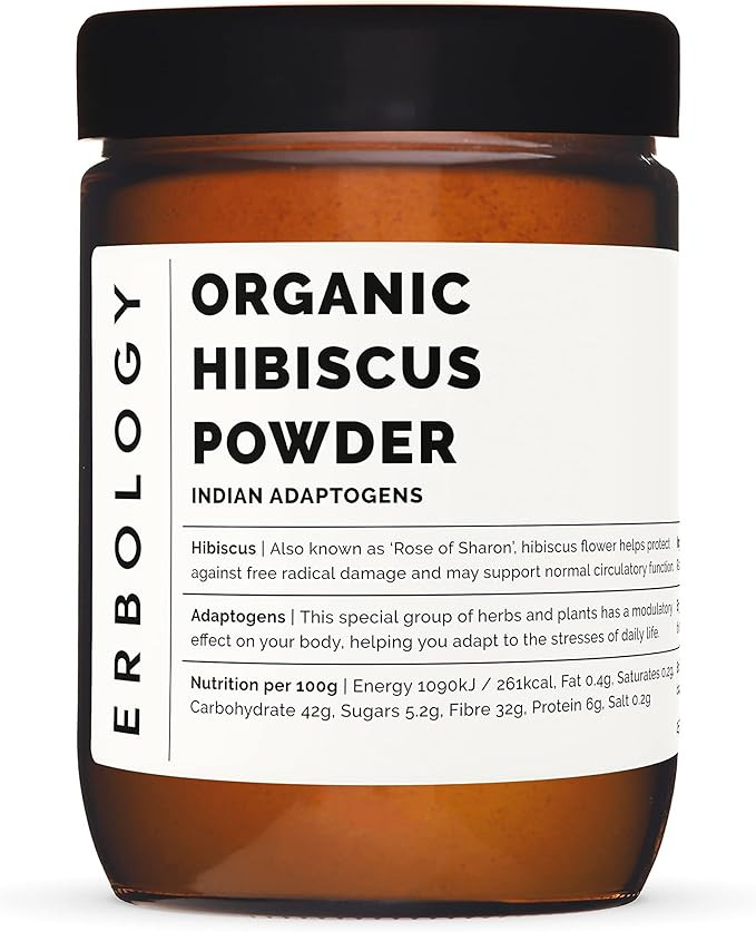 100% Organic Hibiscus Powder 8.8 oz - Destress - Straight from Farm - Raw, Vegan and Gluten-Free ... | Amazon (US)